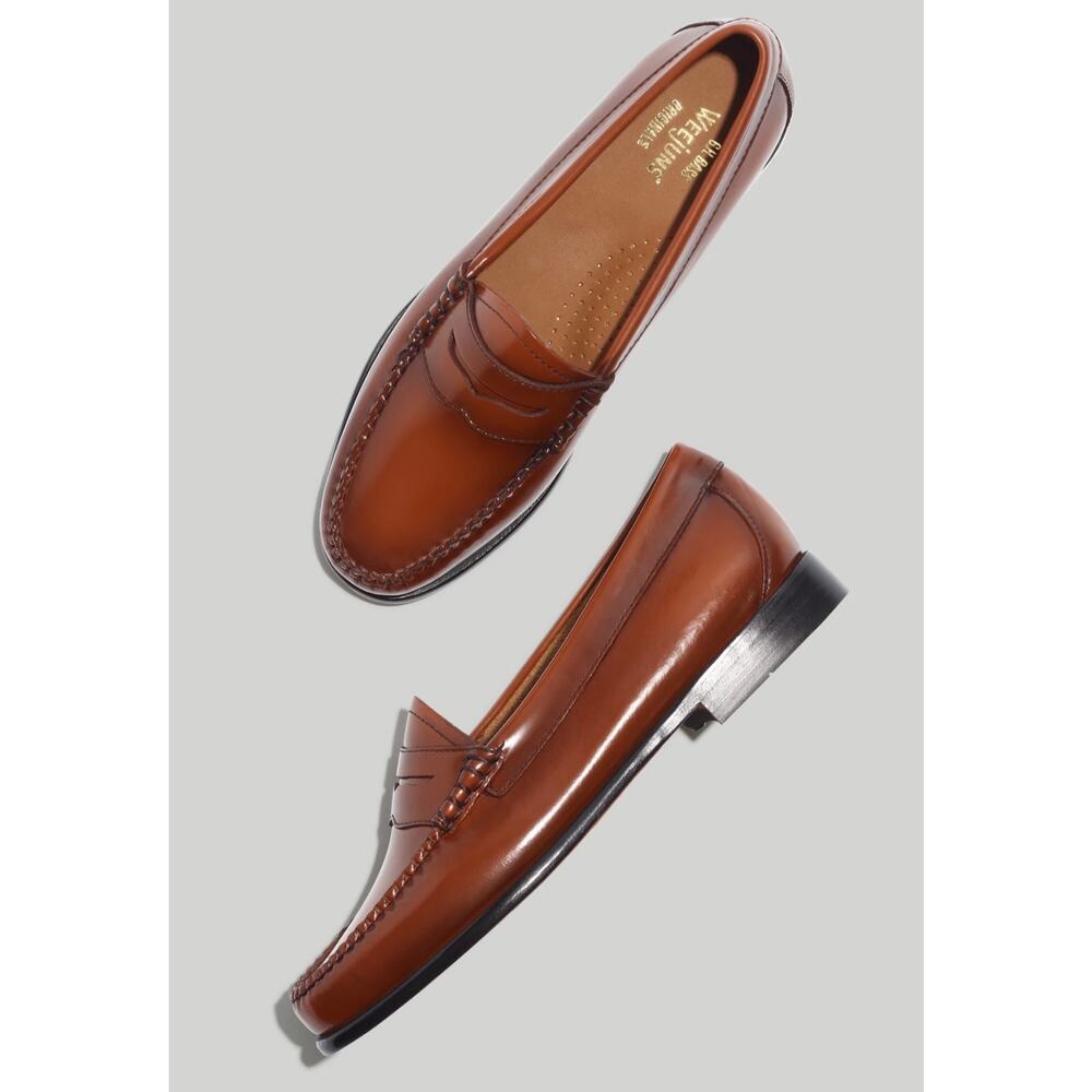 G.H. Bass & Co. Brown Leather Penny Loafers